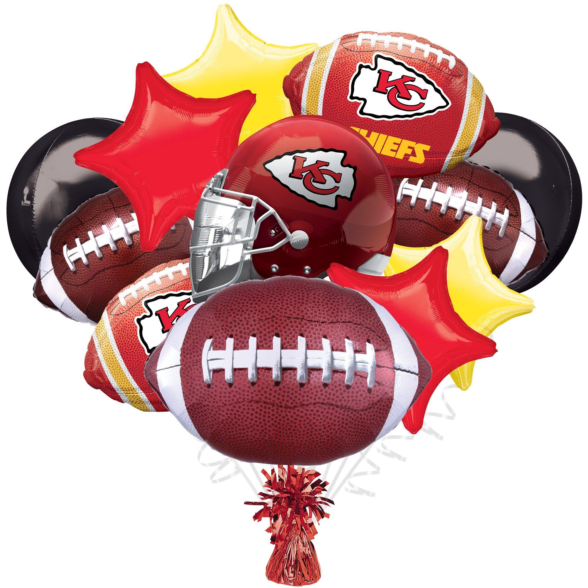 Kansas City Chiefs Foil Balloon Bouquet